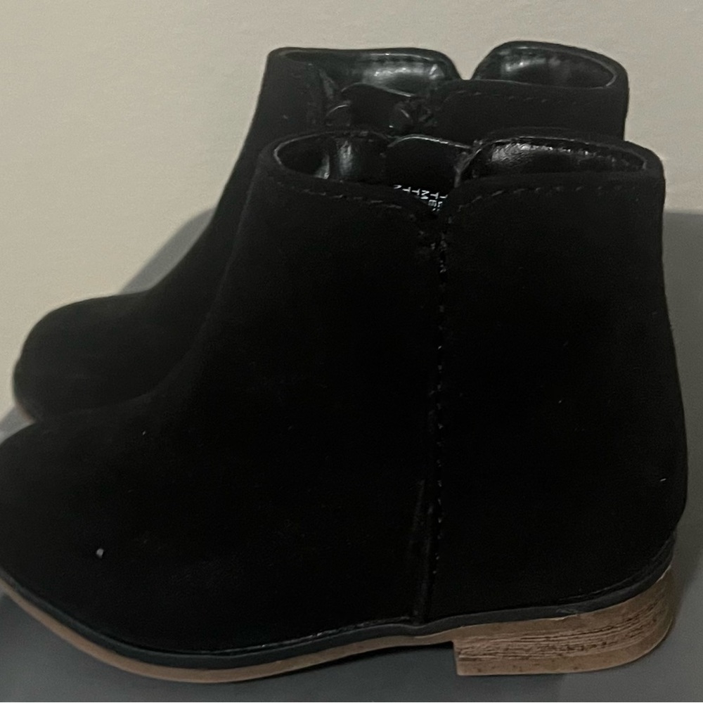 Black Toddler Bootie